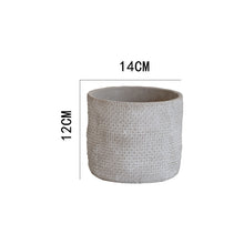Jute Textured Cement Planter