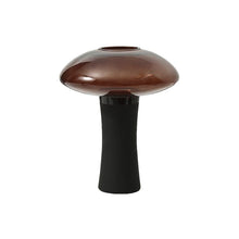 Wine Red Black Base Vase