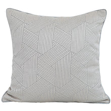 Grey Patterned Pillow Covers (Set of 2)