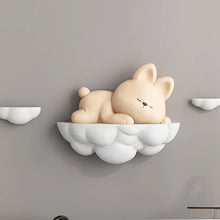 Sleeping Rabbit Three Dimensional Wall Hanging