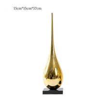 Water Drop Metal Decor