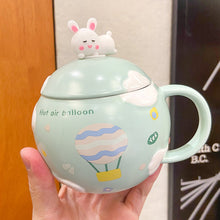 cute rabbit ceramic cup