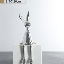 Electroplated rabbit decor - small | decor - Decorfur
