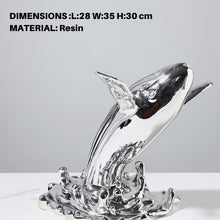 Splashing Whale Decor