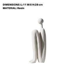 Sitting Stickman Figurine