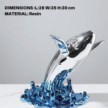 Splashing Whale Decor