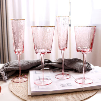 Gray Rosé Crystal Goblet/Decorfur