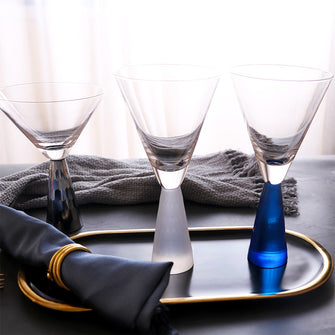 Rainbow Luxe Stemware/Decorfur