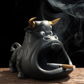 Angry Bull Ashtray | ashtray - Decorfur