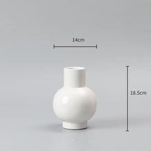 Big Belly Bright Glazed Ceramic Vase