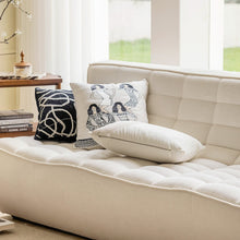 Cotton and linen sofa pillowcase