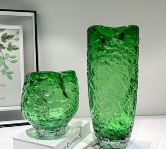 Abstract Glass Vase/Decorfur