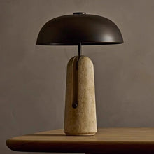 Travertine Eye-Care Bedside Lamp/Decorfur