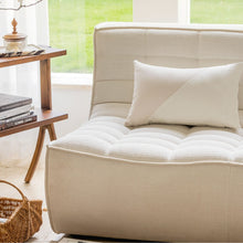 Cotton and linen sofa pillowcase