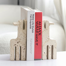 Textured Stone Bookends/Decorfur