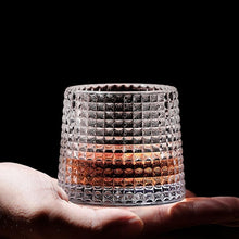 Rotating Crystal Thick Whiskey Glass | glassware - Decorfur