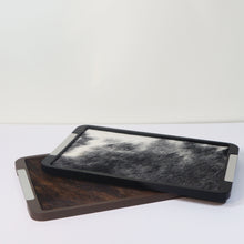 Chic Dual-Material Rectangular Tray/Decorfur