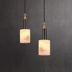 White Marble Texture Pendant Light