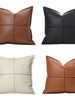 Axis Stitch PU Cushion/Decorfur