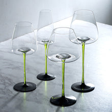 Opal & Onyx Tall Wine Glasses/Decorfur