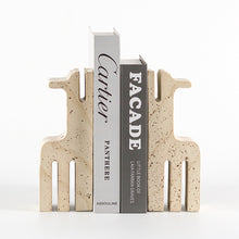 Textured Stone Bookends/Decorfur