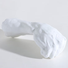 Handshake White Plaster Sculpture