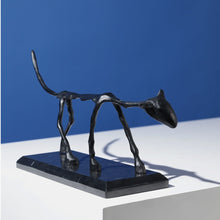 Cast Iron Dog Sculpture