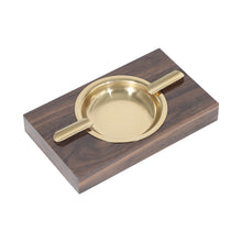 Brown Wooden Ashtray
