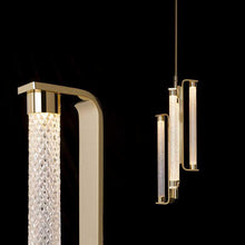 Sleek Italian Glass Bedside Chandelier/Decorfur