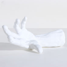 Handshake White Plaster Sculpture