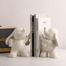 Ceramic Dumbo Bookends
