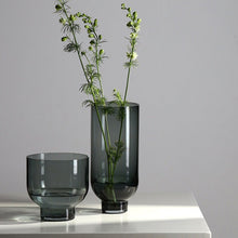Transparent Straight Tall Glass Vase