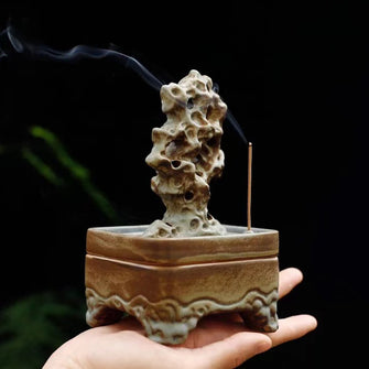 Rustic Stone Incense Holder