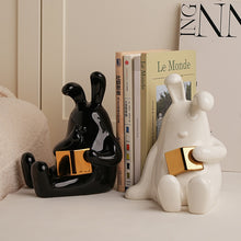 Cute Bunny Golden Book Bookend