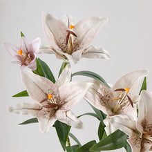 Easter Lily Artificial flower Stick ( set of 4)