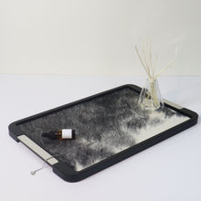 Chic Dual-Material Rectangular Tray/Decorfur