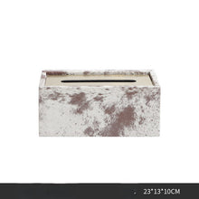 Luxurious Faux Leather Tissue Box/Decorfur