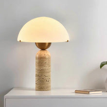 Timeless Travertine Lamp/Decorfur