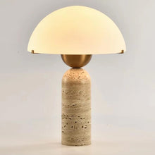 Timeless Travertine Lamp/Decorfur