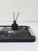 Chic Dual-Material Rectangular Tray/Decorfur
