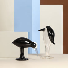 Black and White Penguin Transparent Ornaments