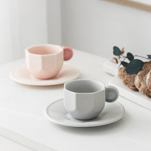 Pastel Solid Handle Coffee Mug (set of 2)