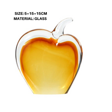Handmade Glass Apple Paperweight