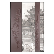 Chinese Style Leather Embossed Painting