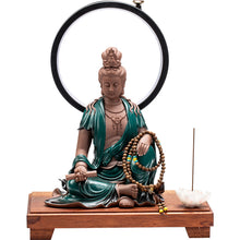 zen style buddha lamp / incense holder | buddha decor - Decorfur