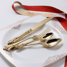 Intricate Metal Carved Cutlery