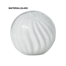 Disque Nordic simple modern glass ball paperweight