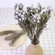 Dried Silver Coral Artificial Flowers (Single Stick)