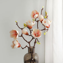 Magnolia with Bud Artificial Flower (Set of 2)