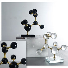 Molecule Glass Ball Decor